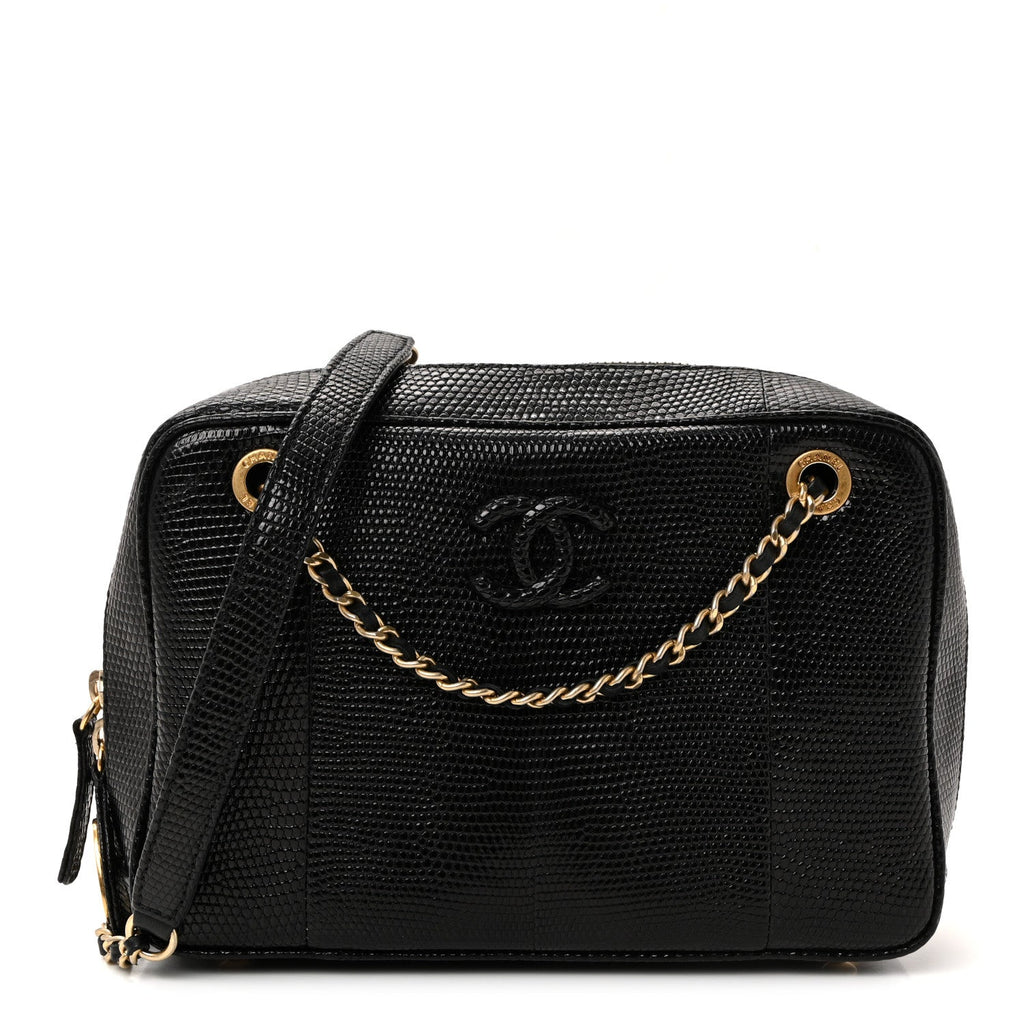 Lizard Coco Vintage Camera Case Black