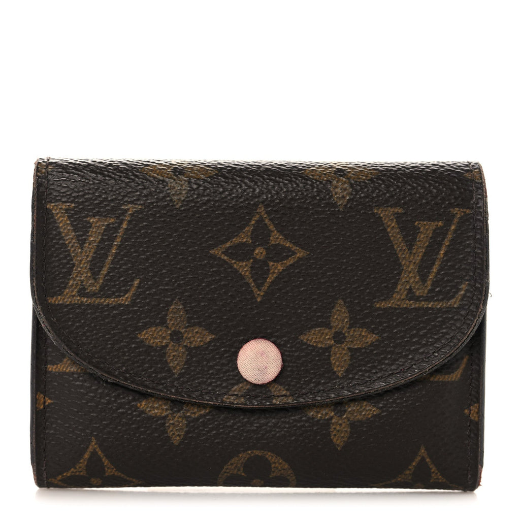 Monogram Rosalie Coin Purse Fuchsia