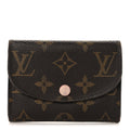 Monogram Rosalie Coin Purse Fuchsia