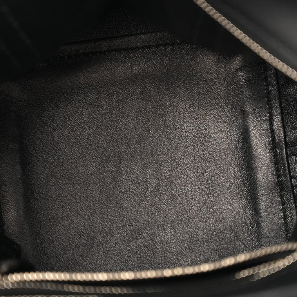 Calfskin XS Laundry Cabas Tote Black