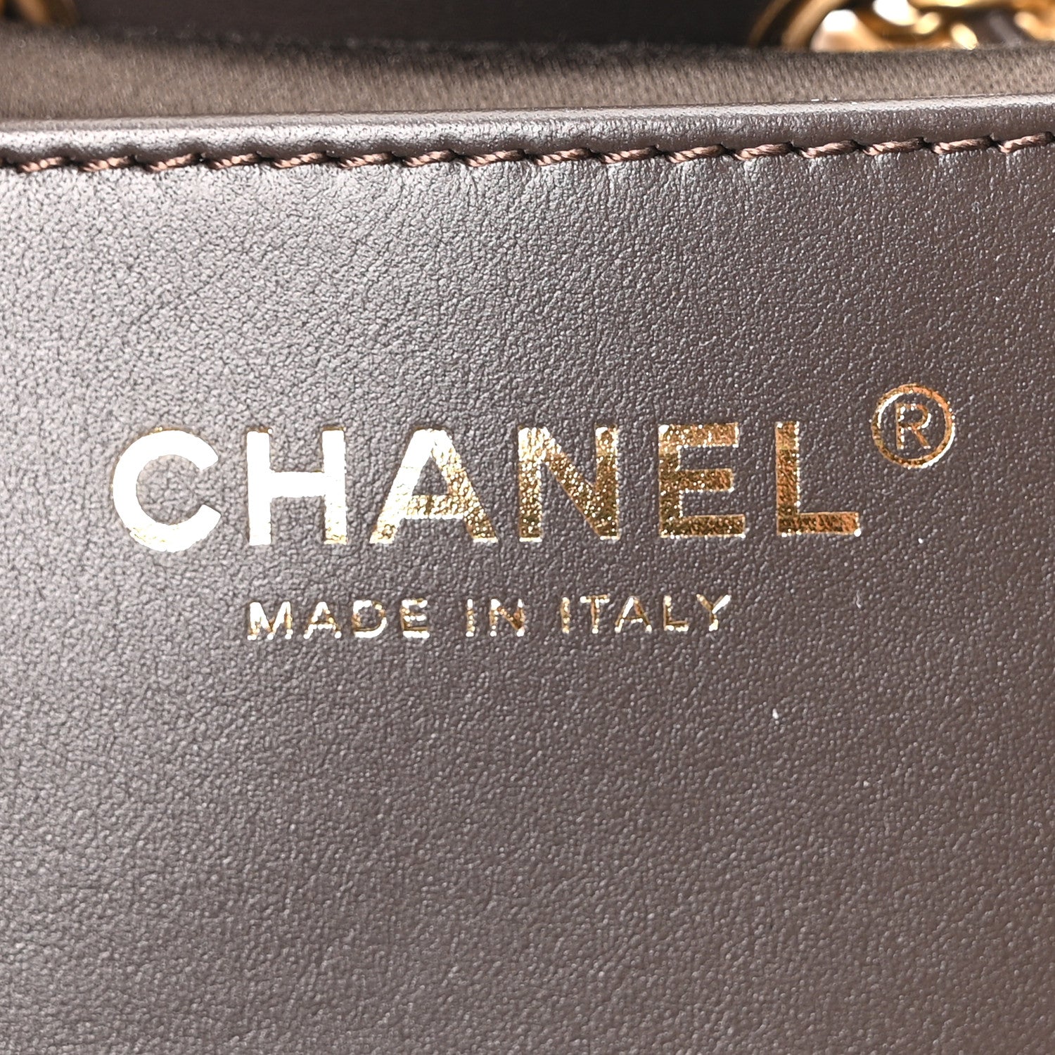 Suede Quilted Mini Chanel 25 Handbag Dark Brown