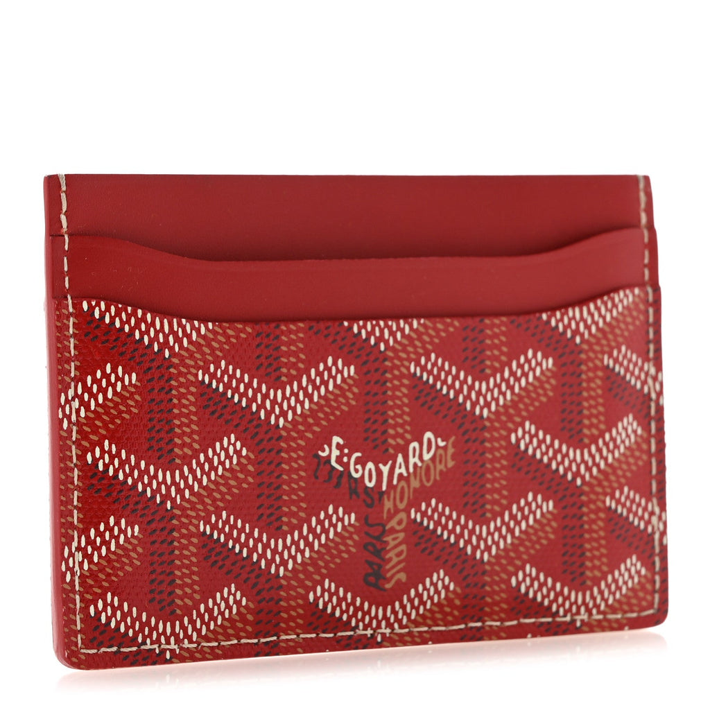 Goyardine Saint Sulpice  Holder Red