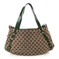 Monogram Patent Medium Abbey Shoulder Bag Blue
