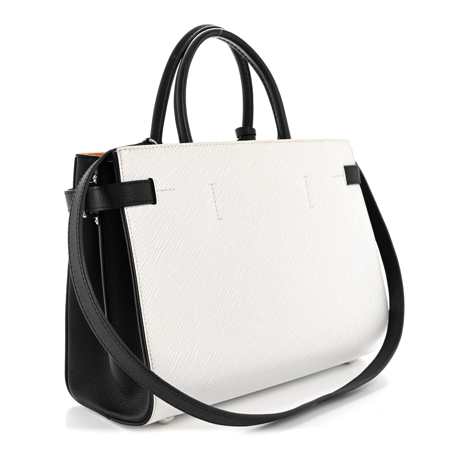 Epi Twist Tote White