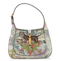 New Shangai Calfskin Tiger Savanah Small Jackie 1961 Hobo Chalky White Multicolor