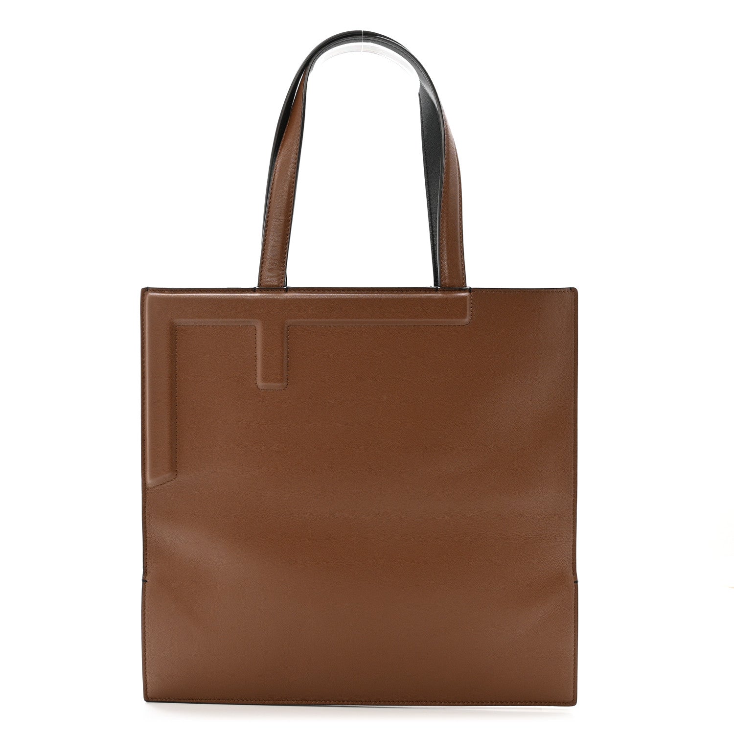 Vitello Bellagio Medium Fendi Flip Cognac Black