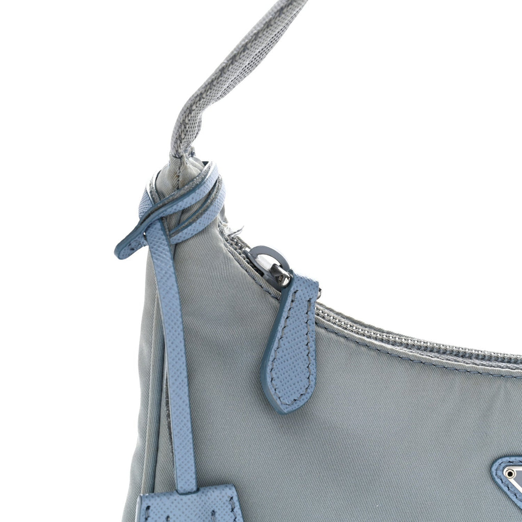 Tessuto Nylon Mini Re-Edition 2000 Bag Astrale
