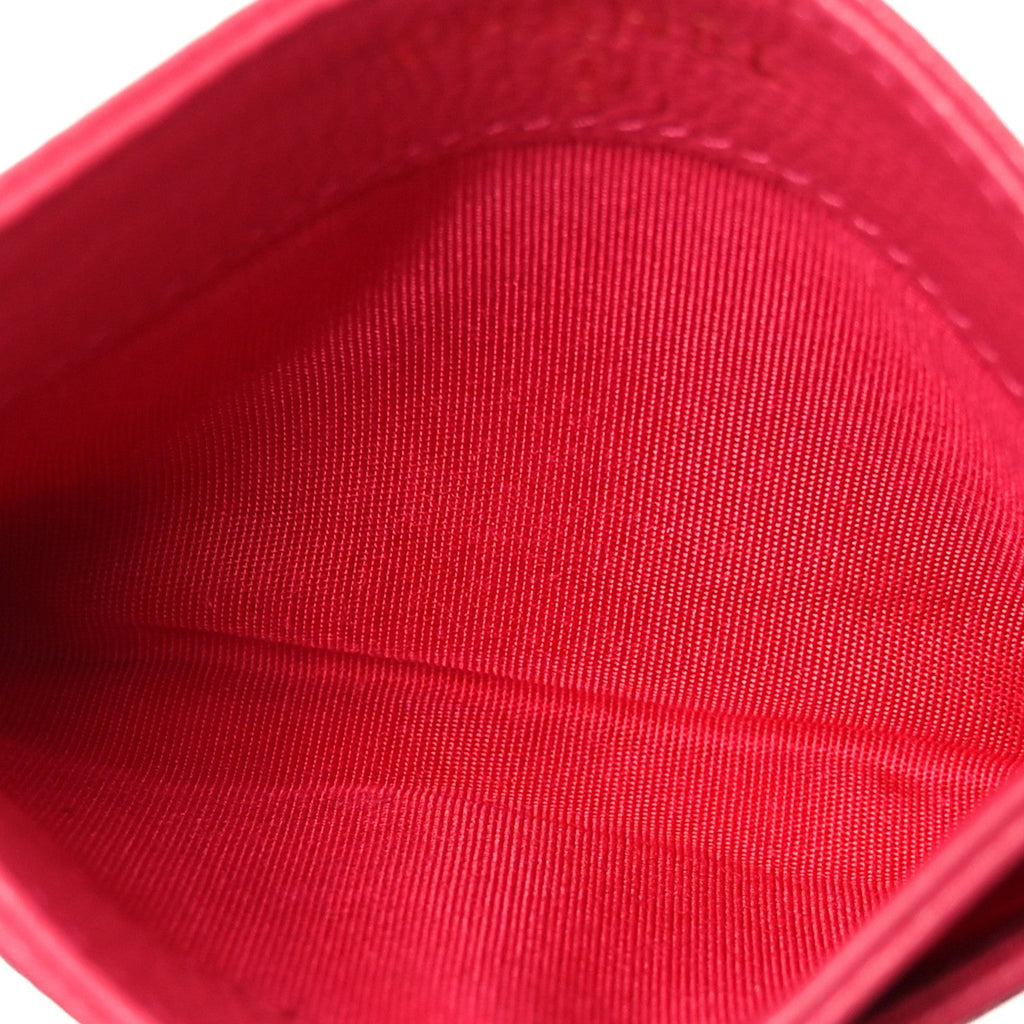 Goatskin Timeless CC  Holder Fuchsia