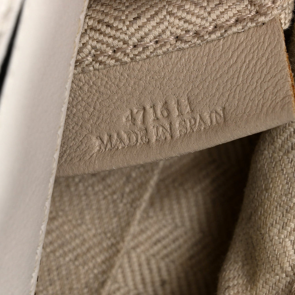 Calfskin Small Puzzle Bag White