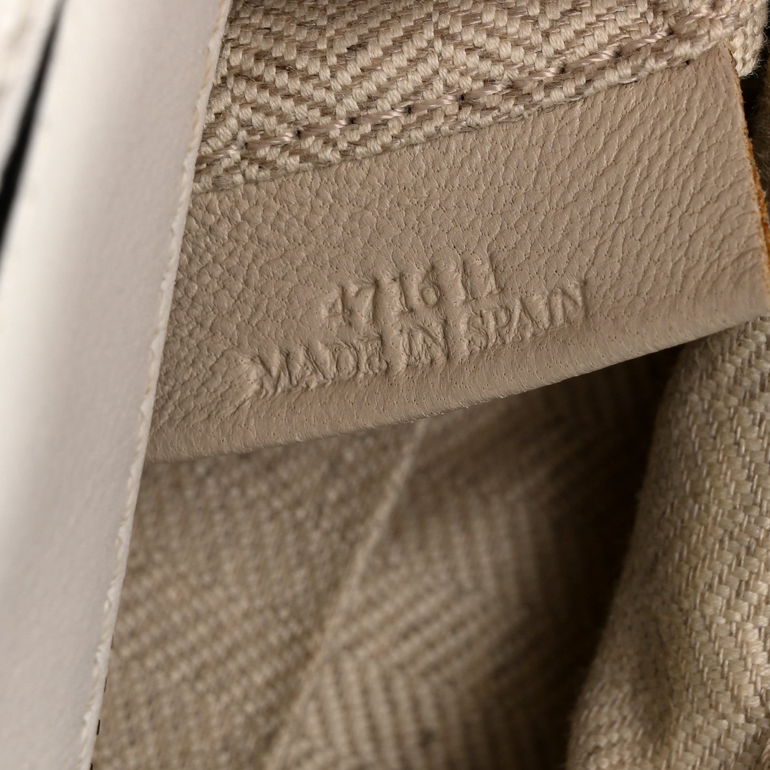 Calfskin Small Puzzle Bag White