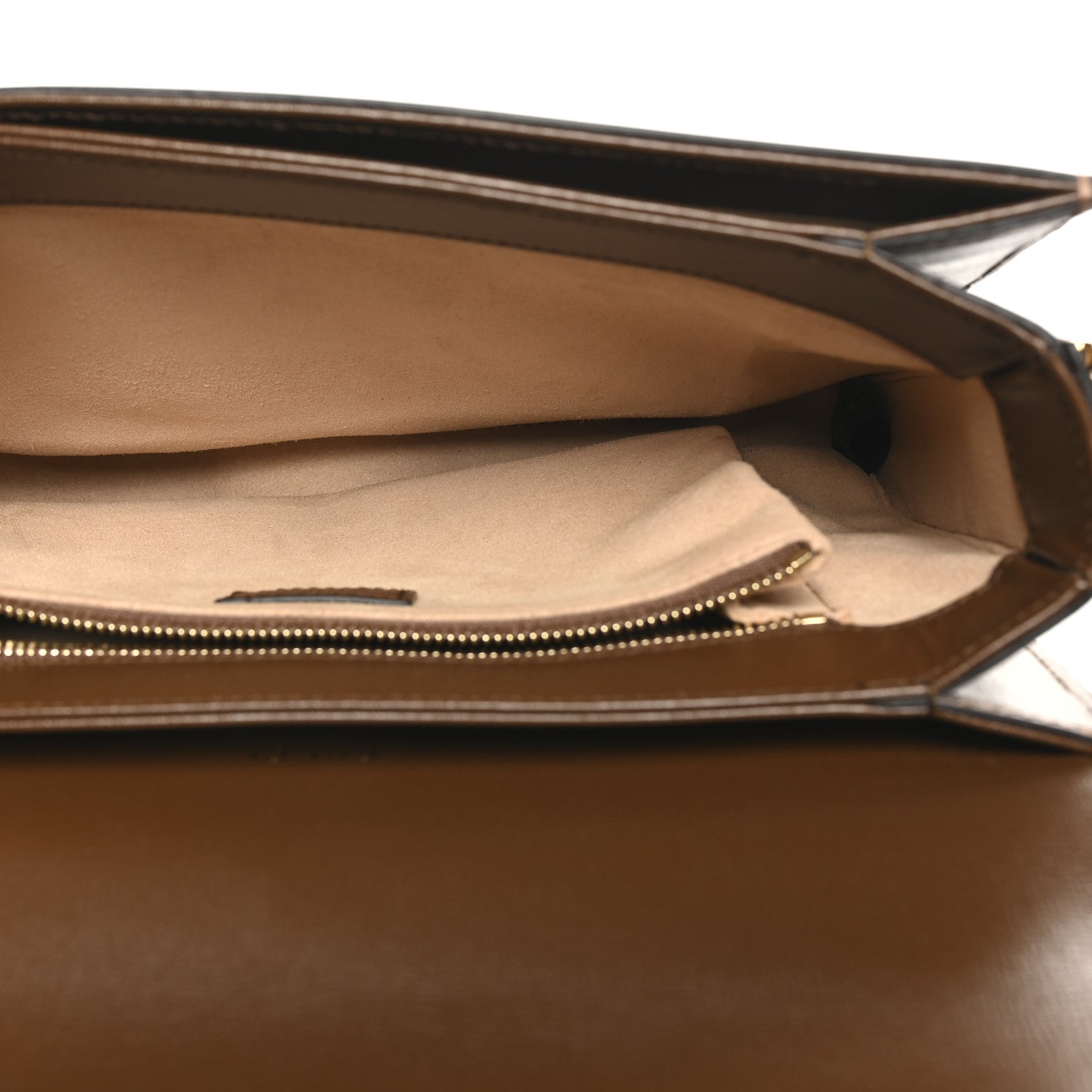 GG Supreme Monogram Horsebit 1955 Shoulder Bag Beige Brown Sugar