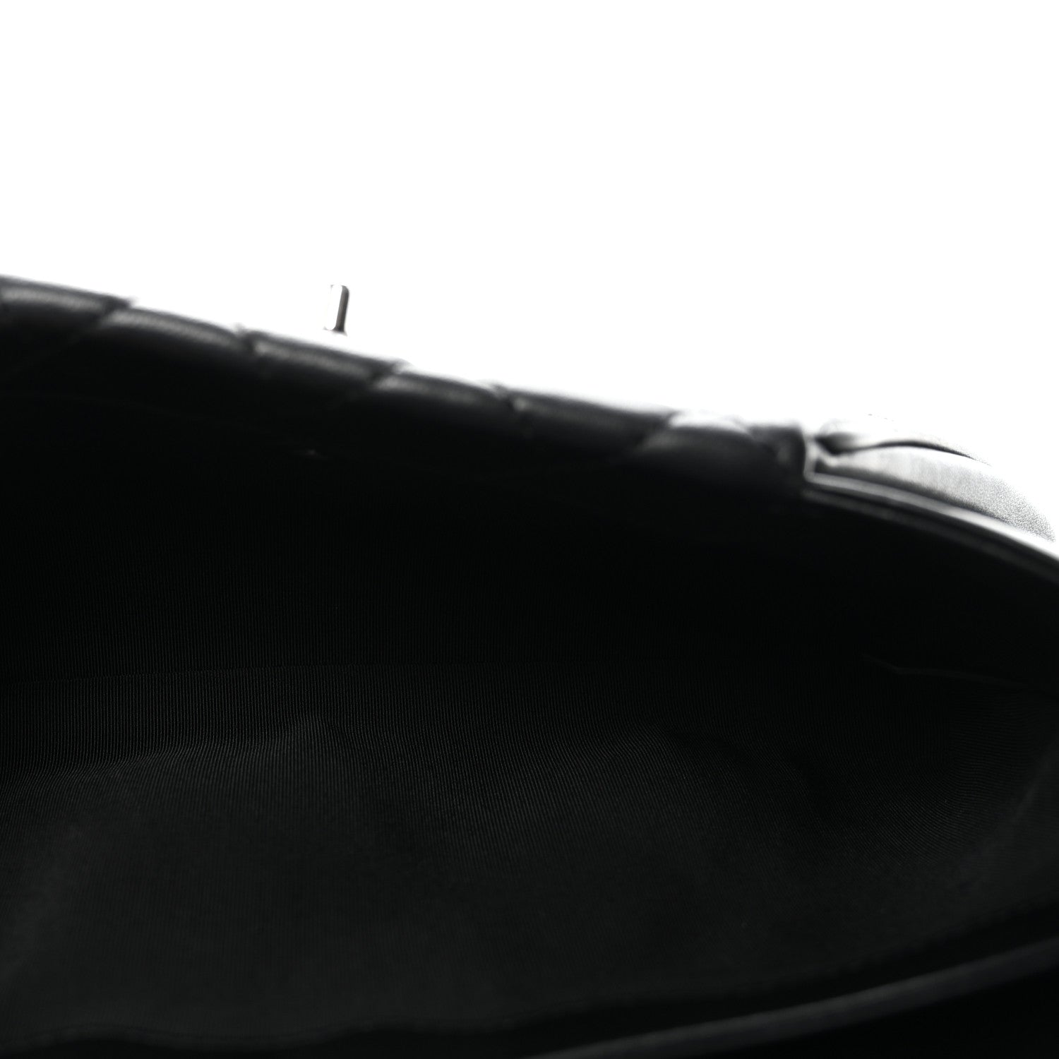 Lambskin Quilted Fold Up Again Clutch Black