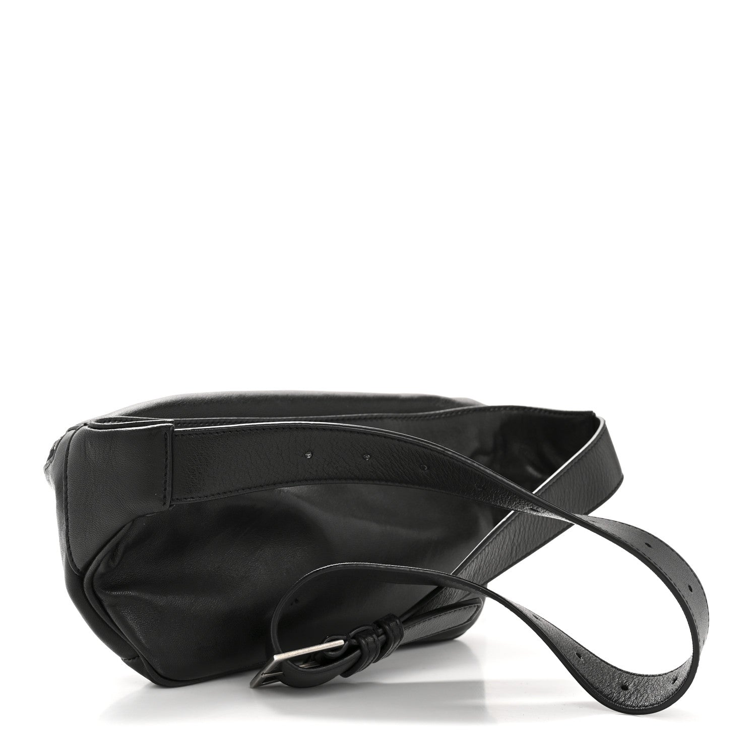 Calfskin Monogram Belt Bag Black