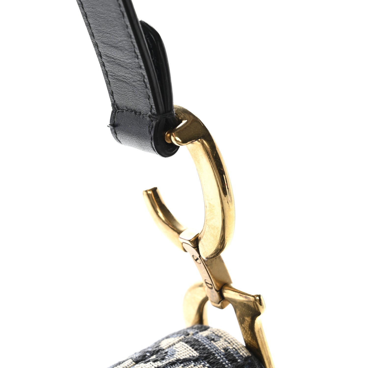 Oblique Saddle Bag Blue