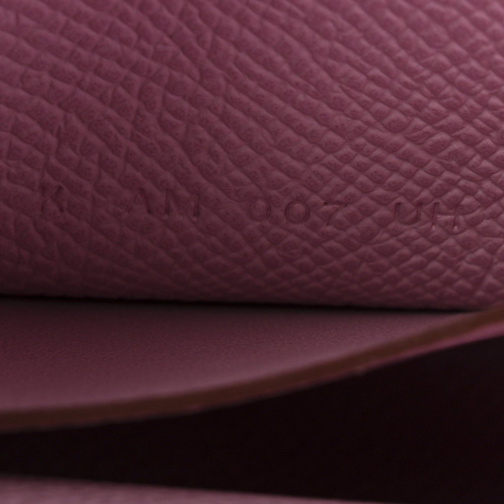 Epsom Hermesnap Wallet Mauve Sylvestre