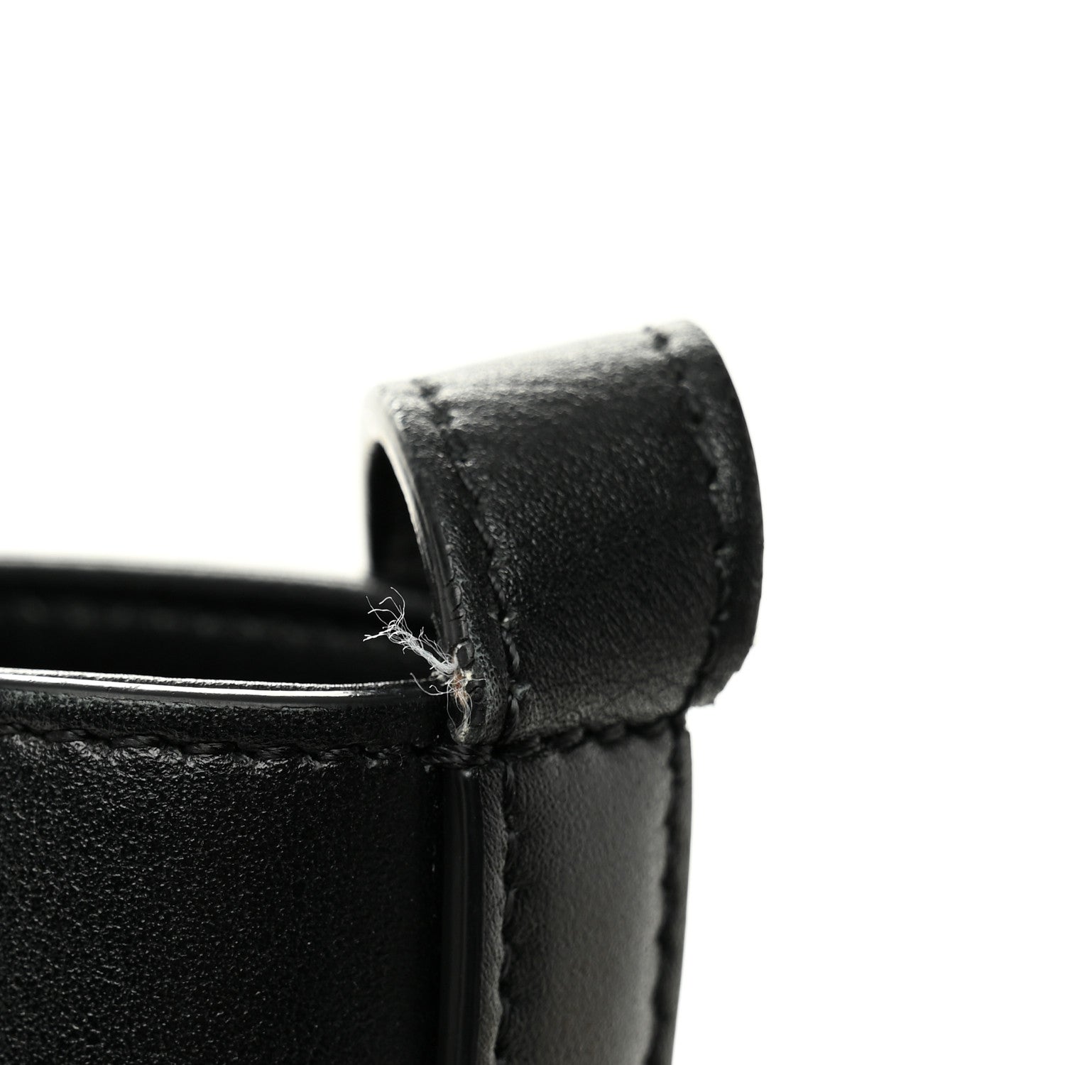 Smooth Calfskin Small Cuir Triomphe Bucket Bag Black