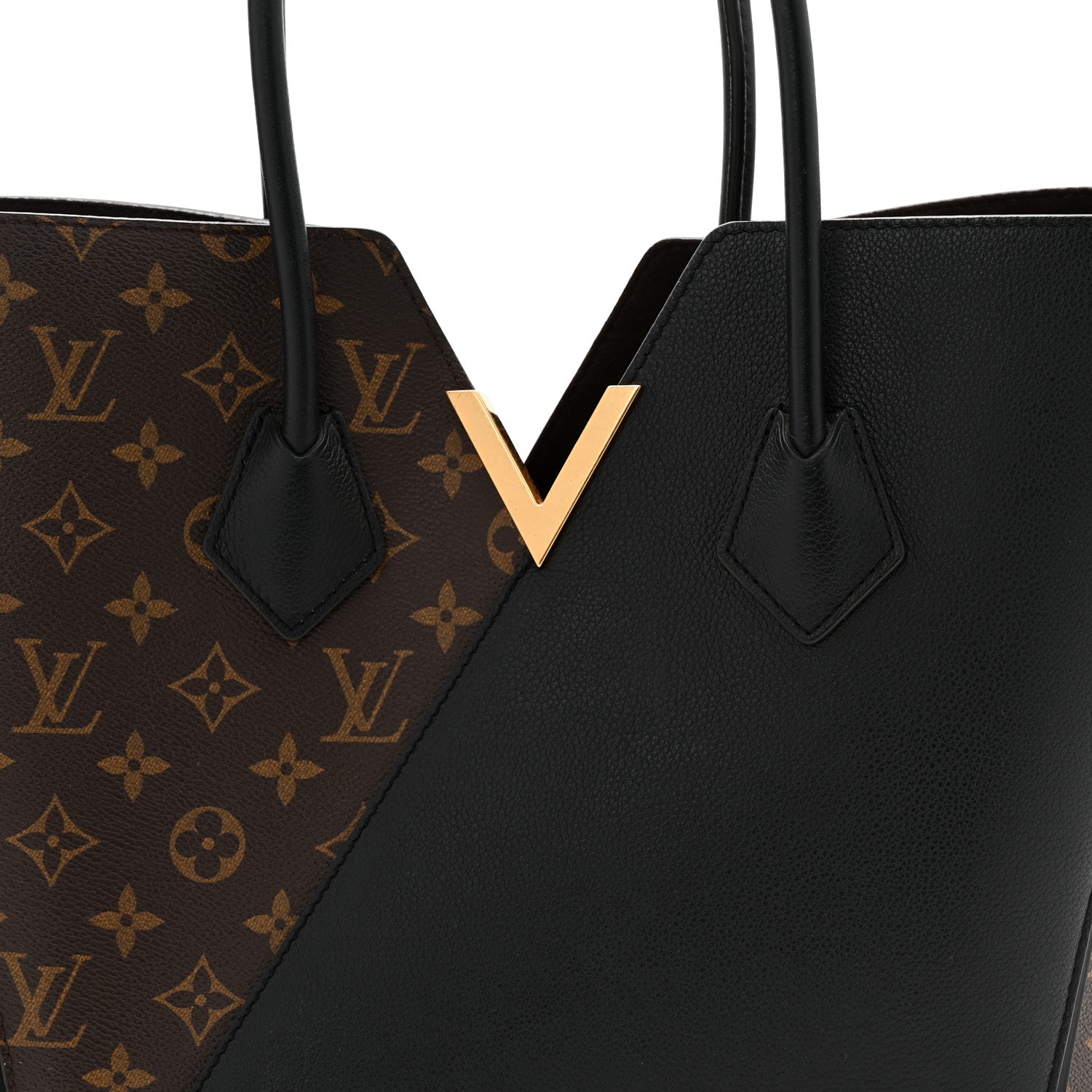 Calfskin Monogram Kimono Tote  Black