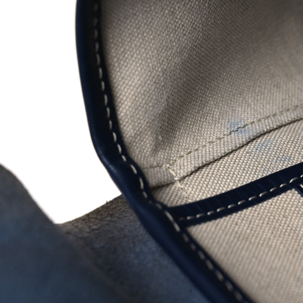 Goyardine Steamer PM Navy Blue