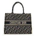 Oblique Medium Book Tote Blue Multicolor