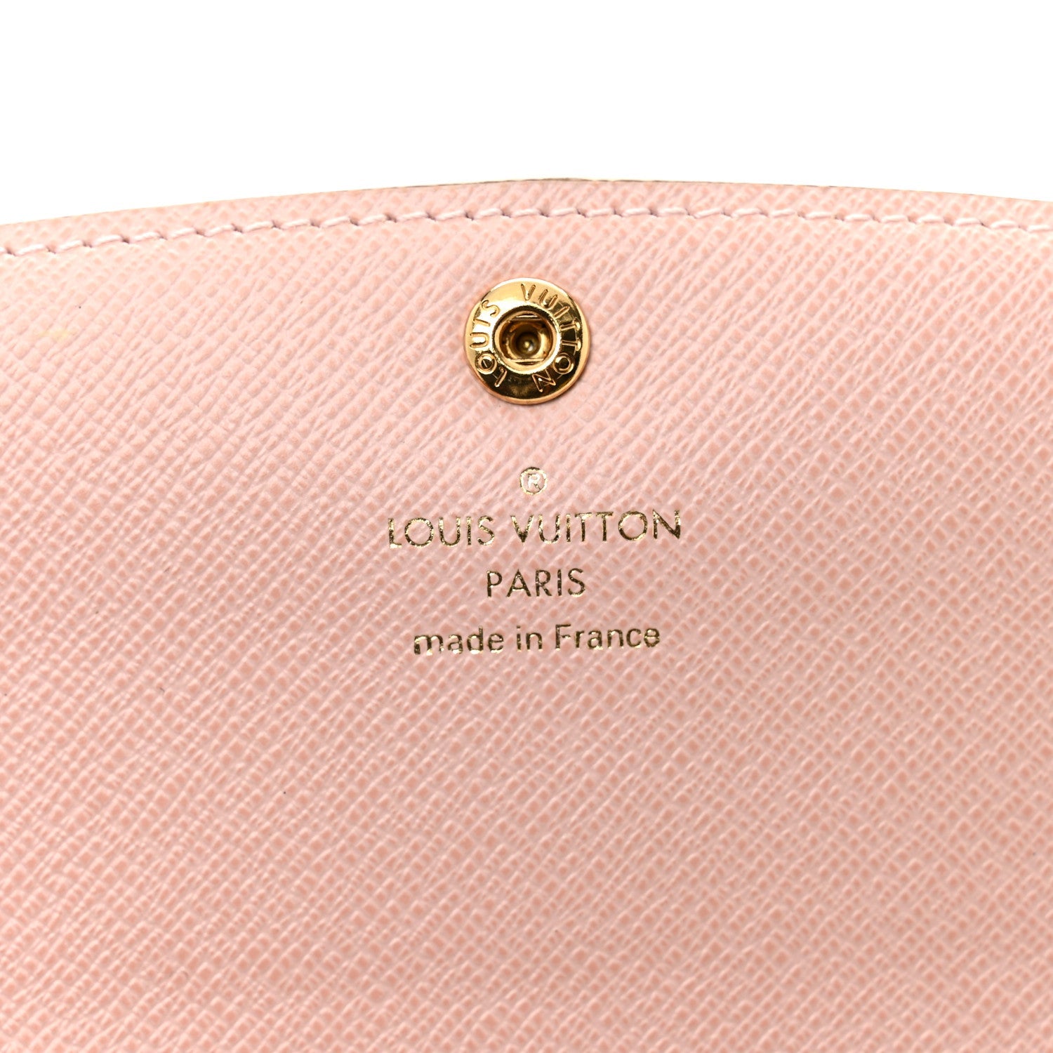 Damier Azur Emilie Wallet Rose Ballerine