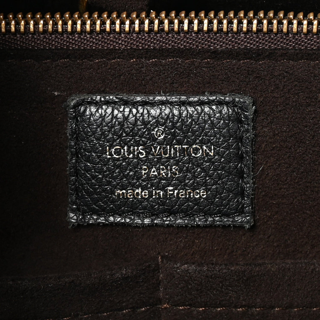 Calfskin Monogram Kimono Tote PM Black