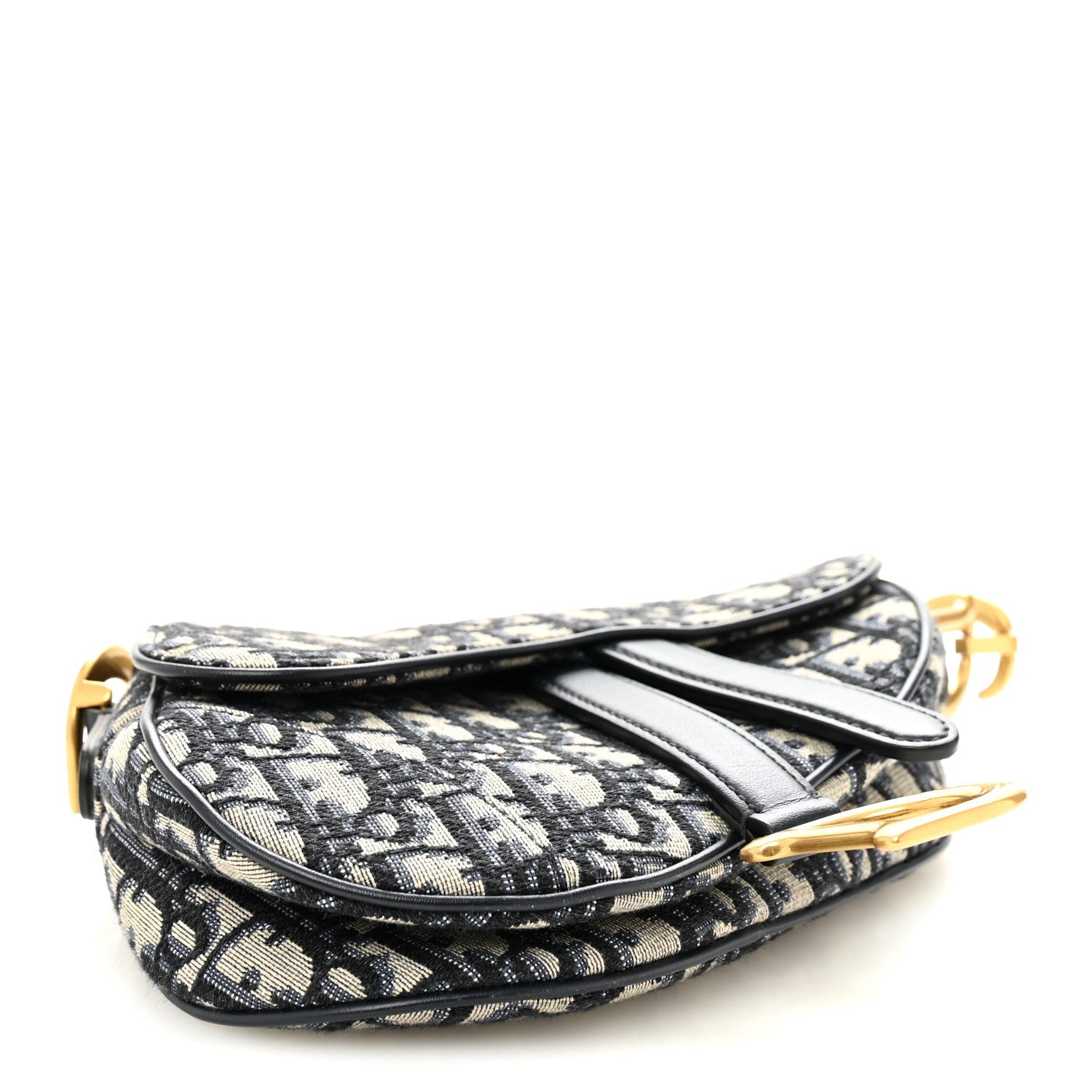 Oblique Mini Saddle Bag Blue