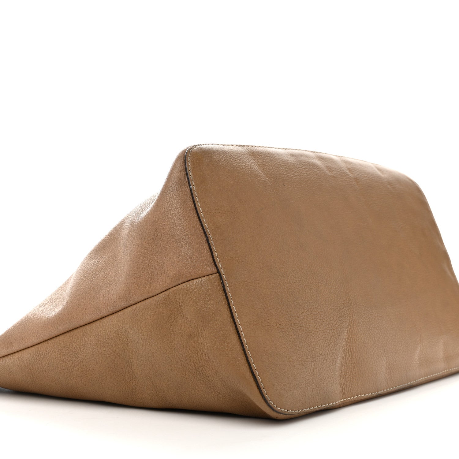 Calfskin Large New Marcie Tote Nut