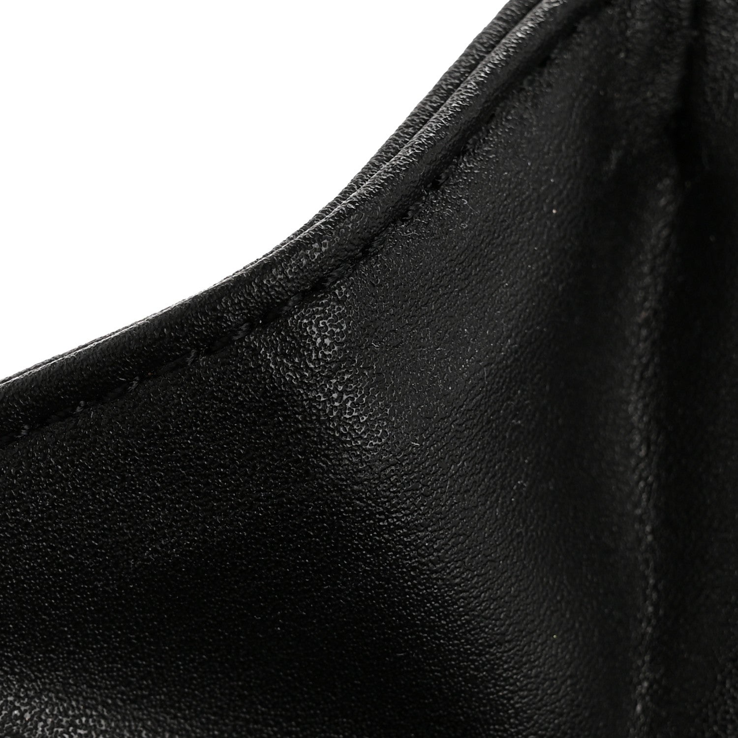 Vegan Leather Small Shopping Bag Black