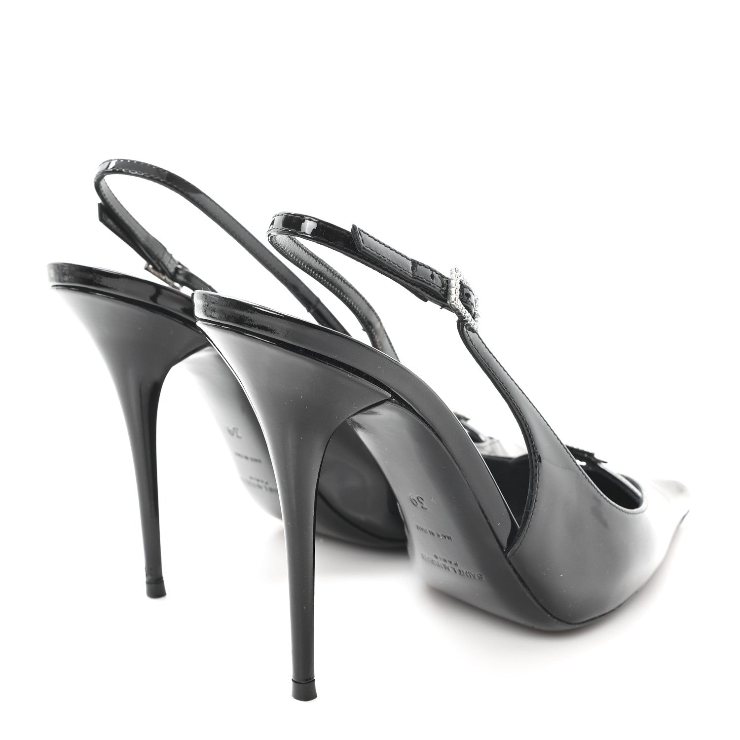 Vernice 100 Slingback Luna Pumps 39 Black