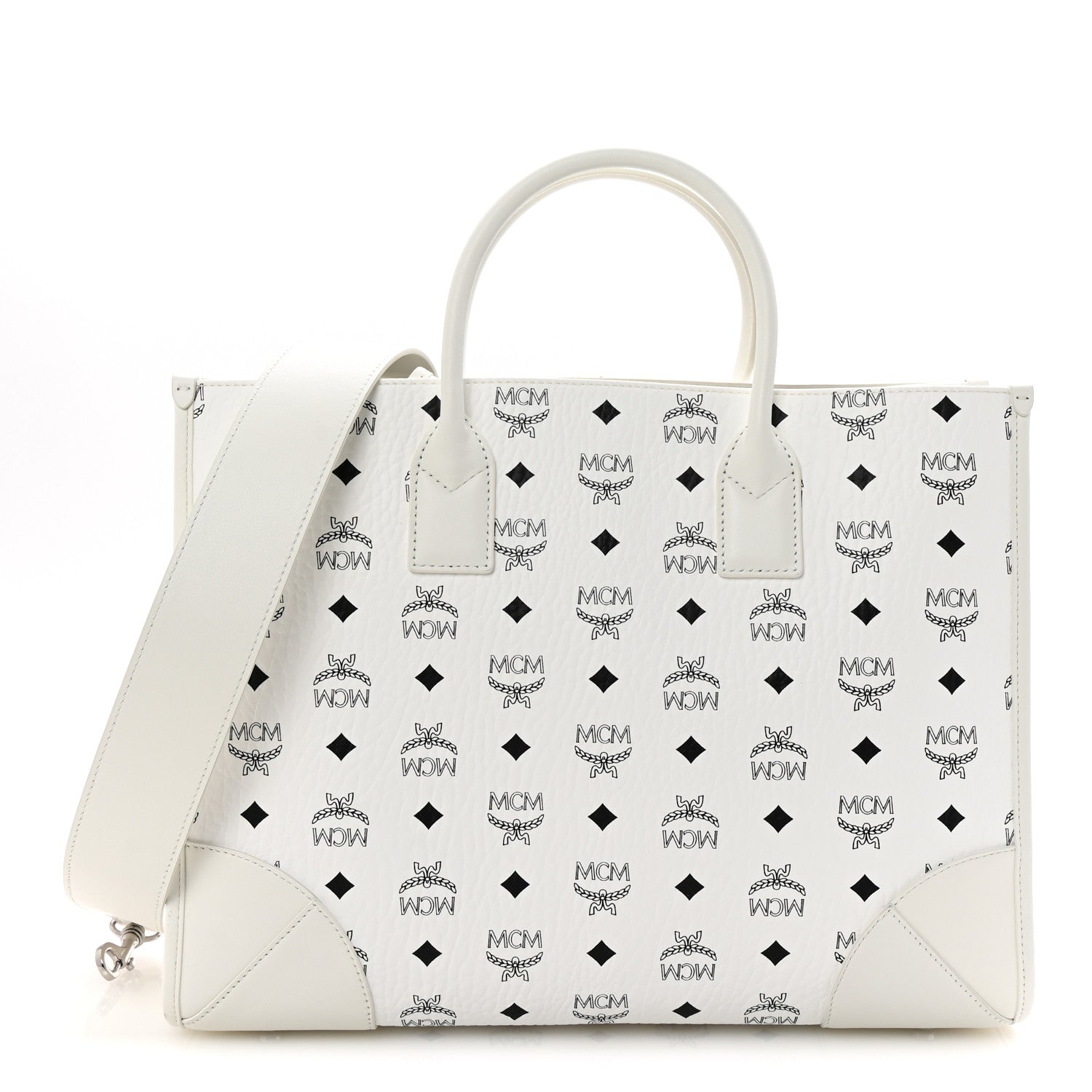 Visetos Large Munchen Tote White
