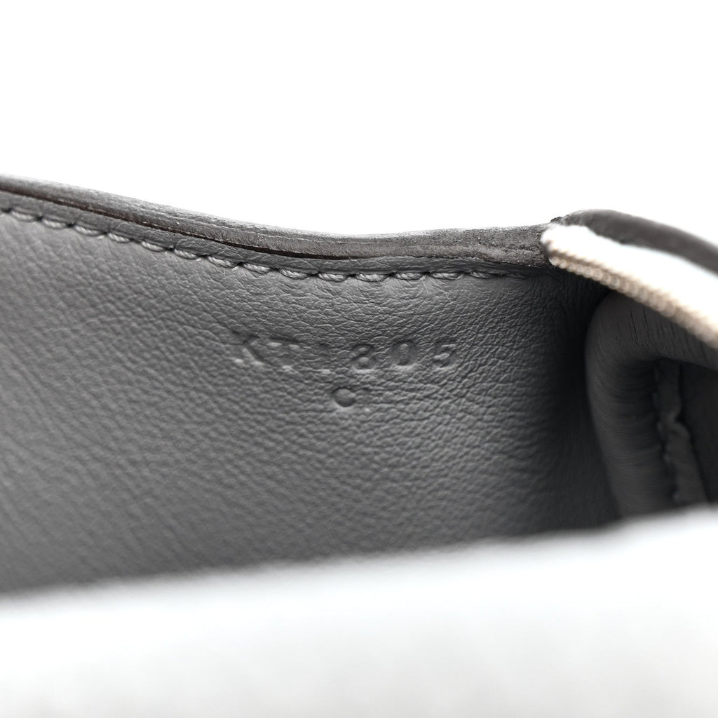Taurillon Clemence Mini Lindy 20 Gris Pantin