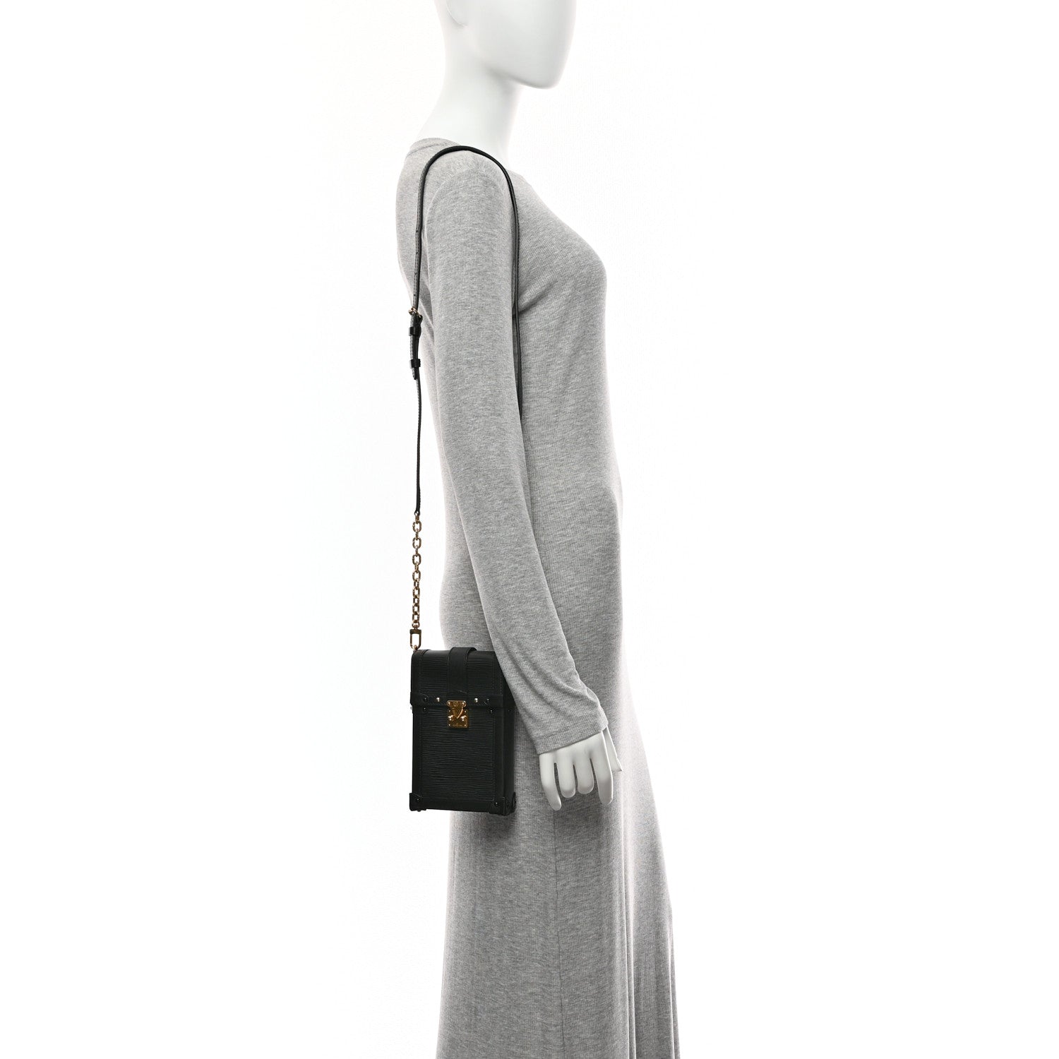 Epi Pochette Trunk Verticale Black