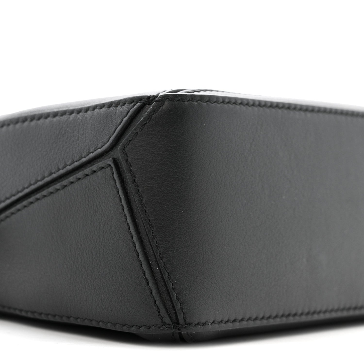 Calfskin Mini Puzzle Bag Black