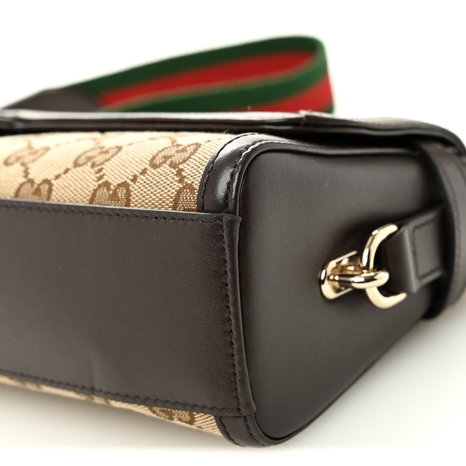 GG Monogram Medium Luce Shoulder Bag Beige Ebony