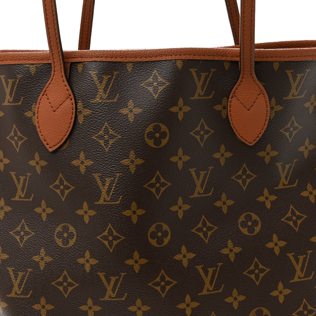 Monogram Calfskin Neo Neverfull Inside Out MM Tan