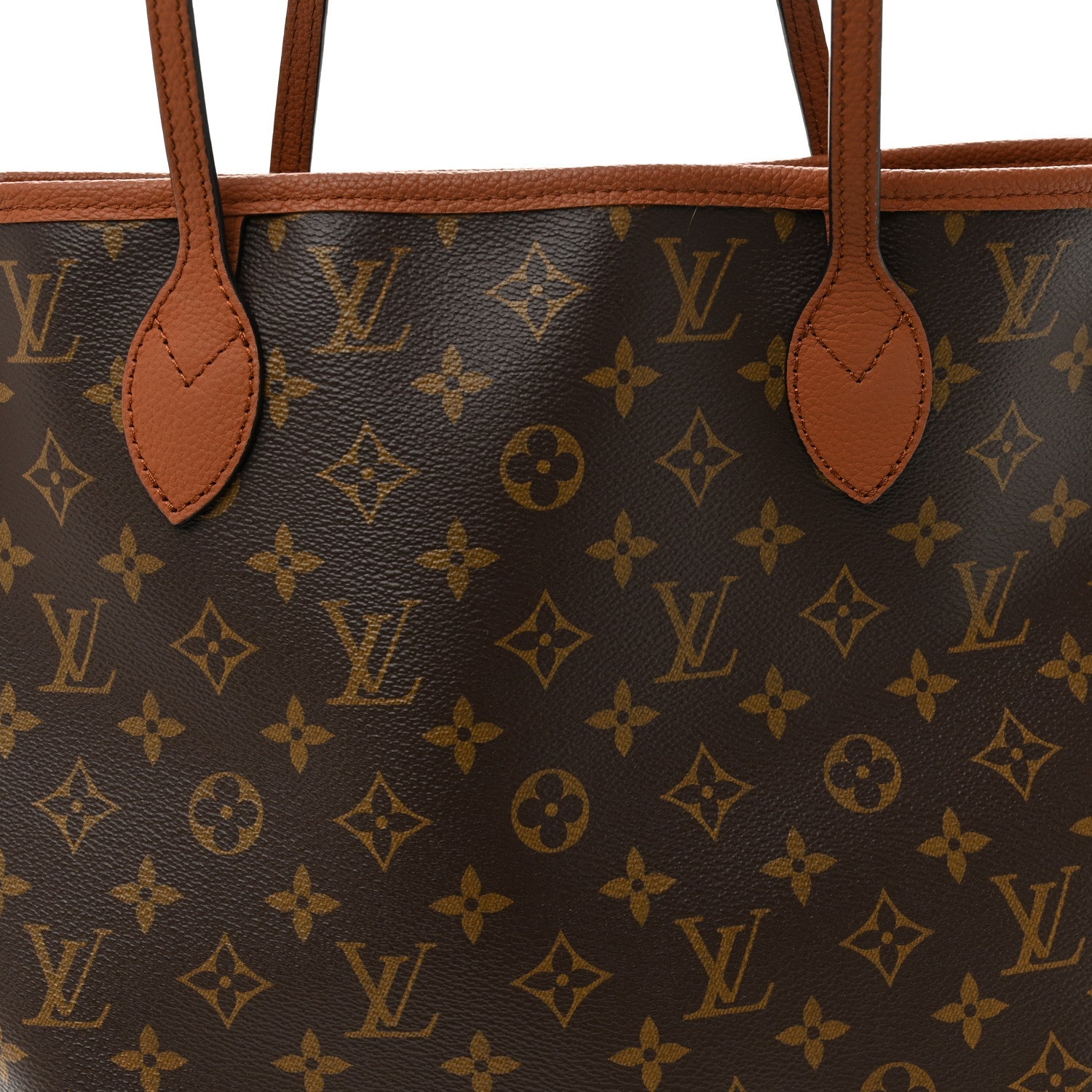 Monogram Calfskin Neo Neverfull Inside Out MM Tan