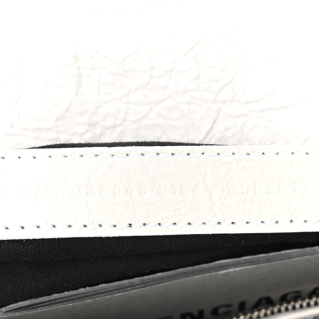 Agneau Arena Small Neo Cagole City Handbag Optic White