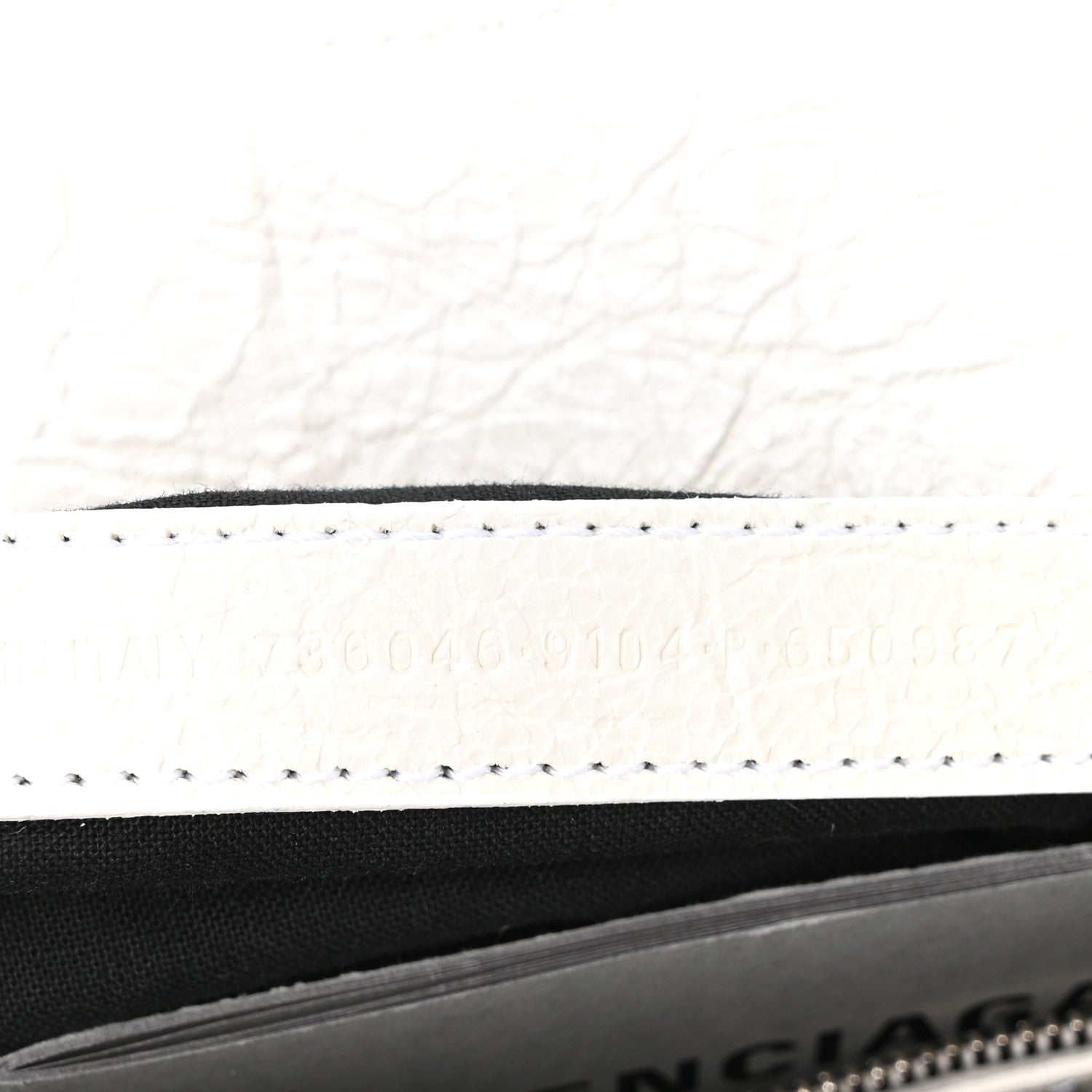 Agneau Arena Small Neo Cagole City Handbag Optic White