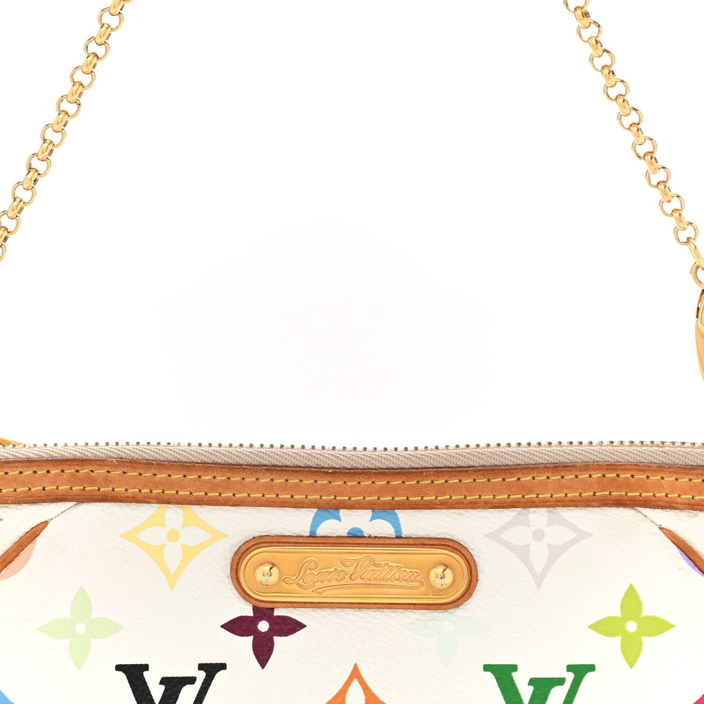 Monogram Multicolor Pochette Milla MM White
