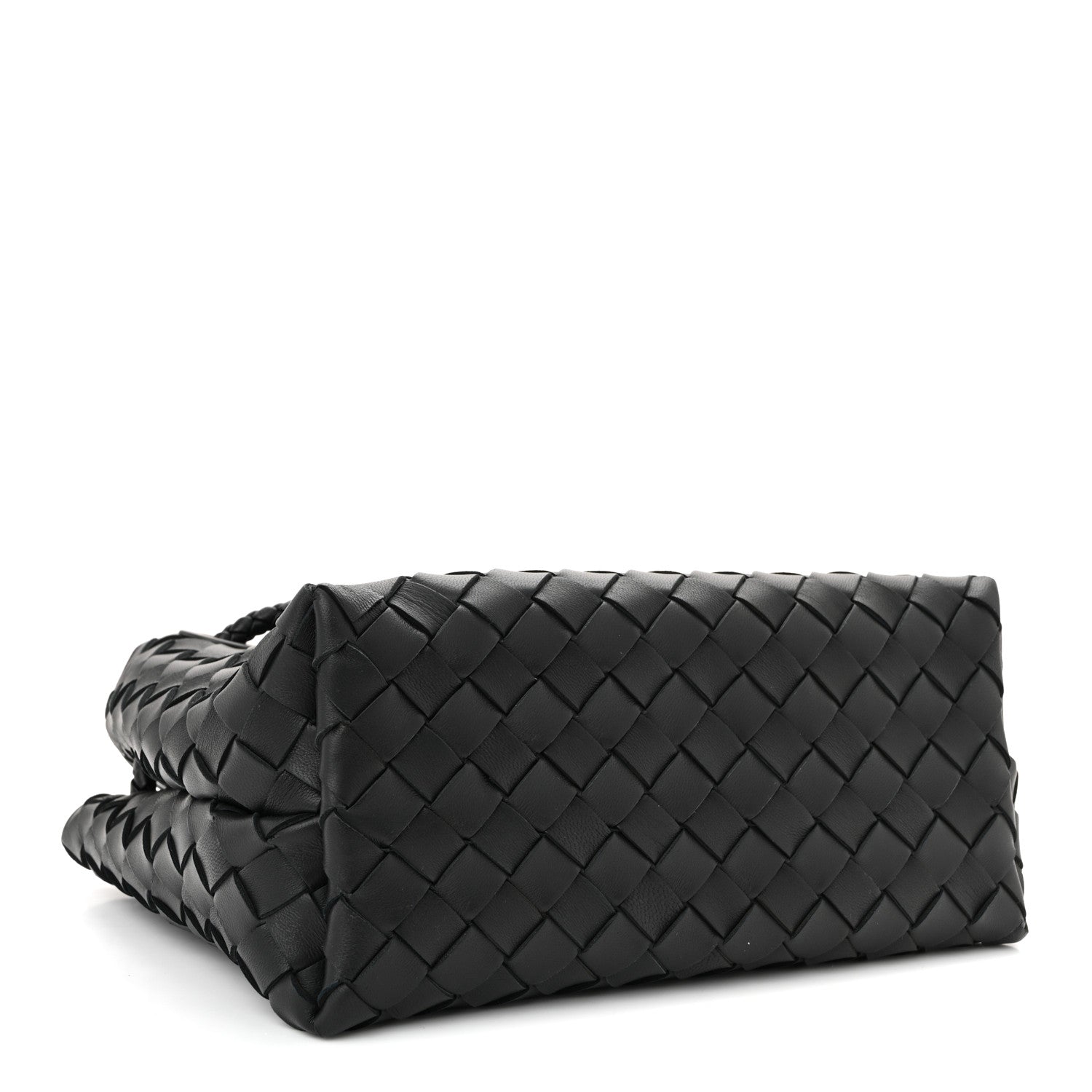 Nappa Intrecciato Small Andiamo Shoulder Bag Black
