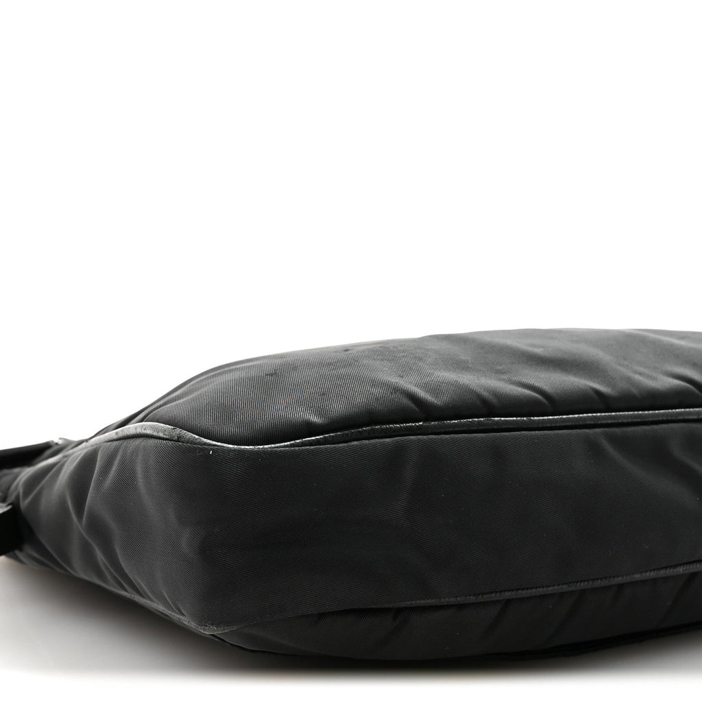 Saffiano Tessuto Nylon Small Briefcase Black