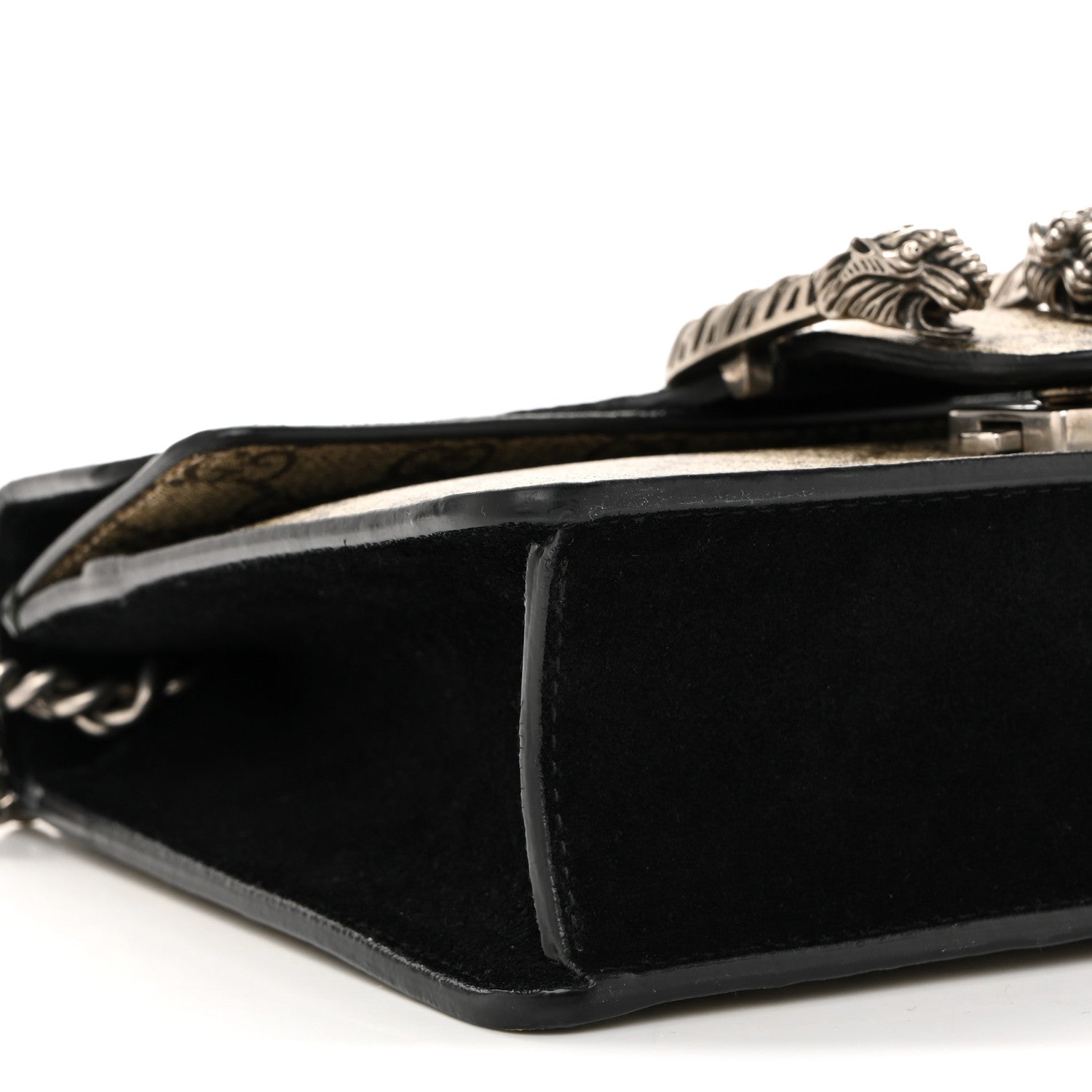 GG Supreme Monogram Mini Dionysus Shoulder Bag Black