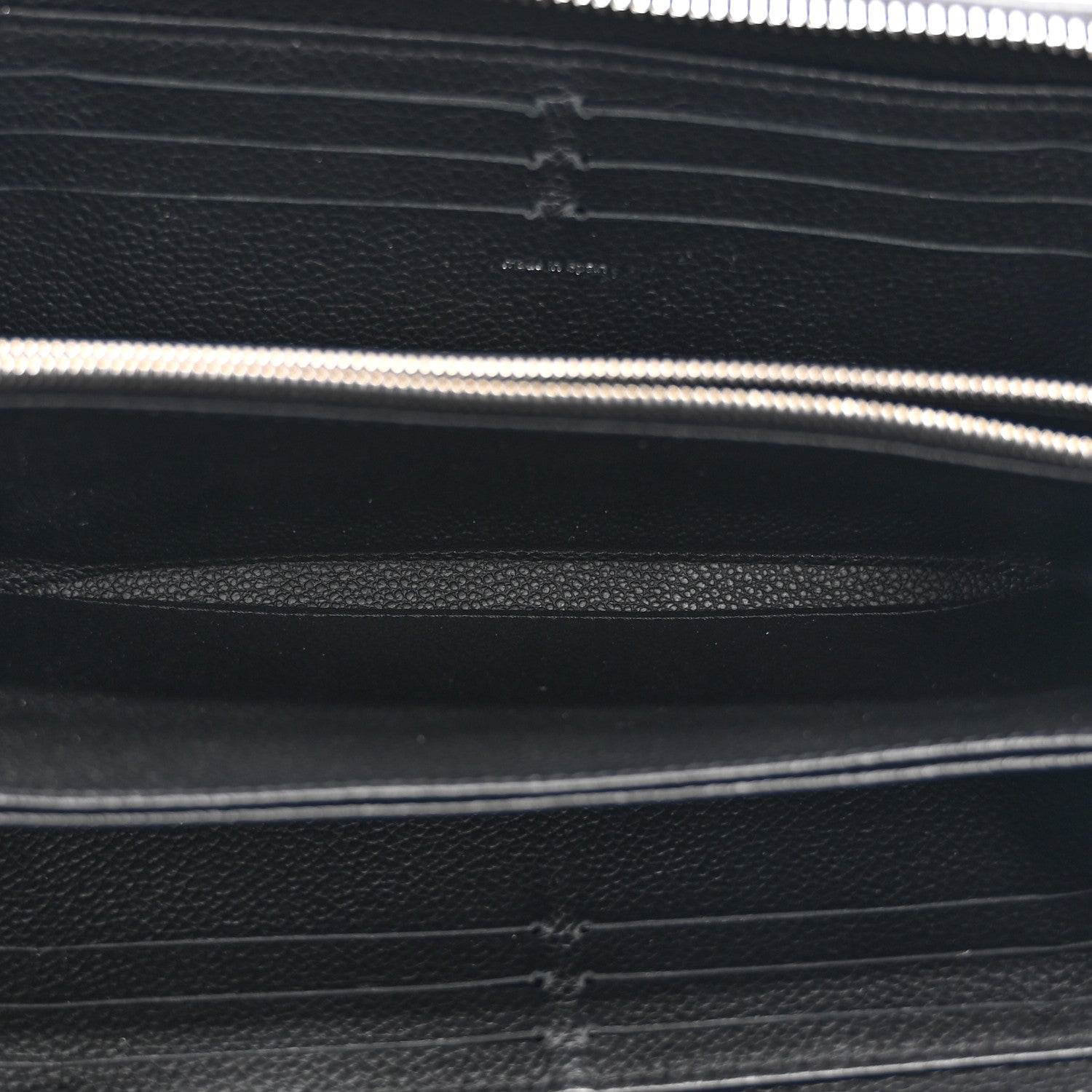 LV X YK Empreinte Zippy Wallet Black White