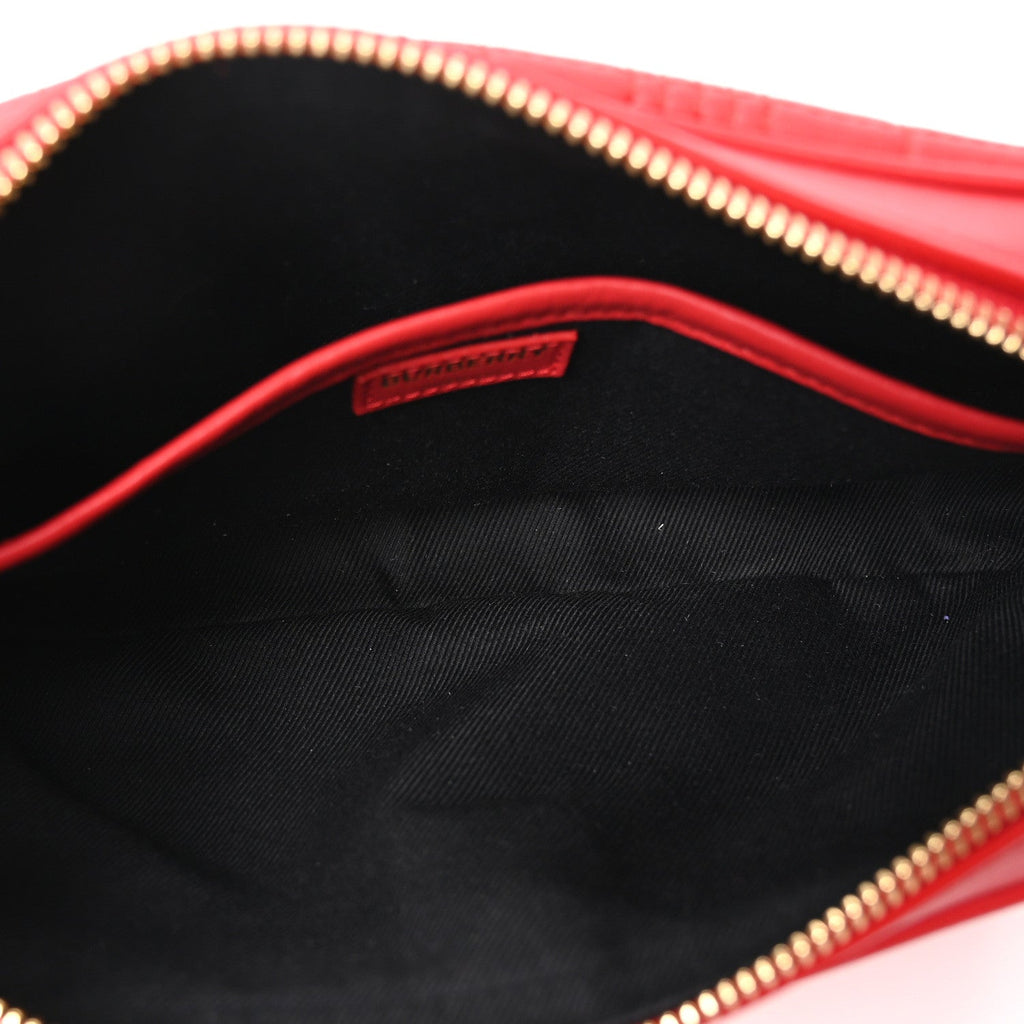 Lambskin Quilted Mini Lola Camera Bag Bright Red