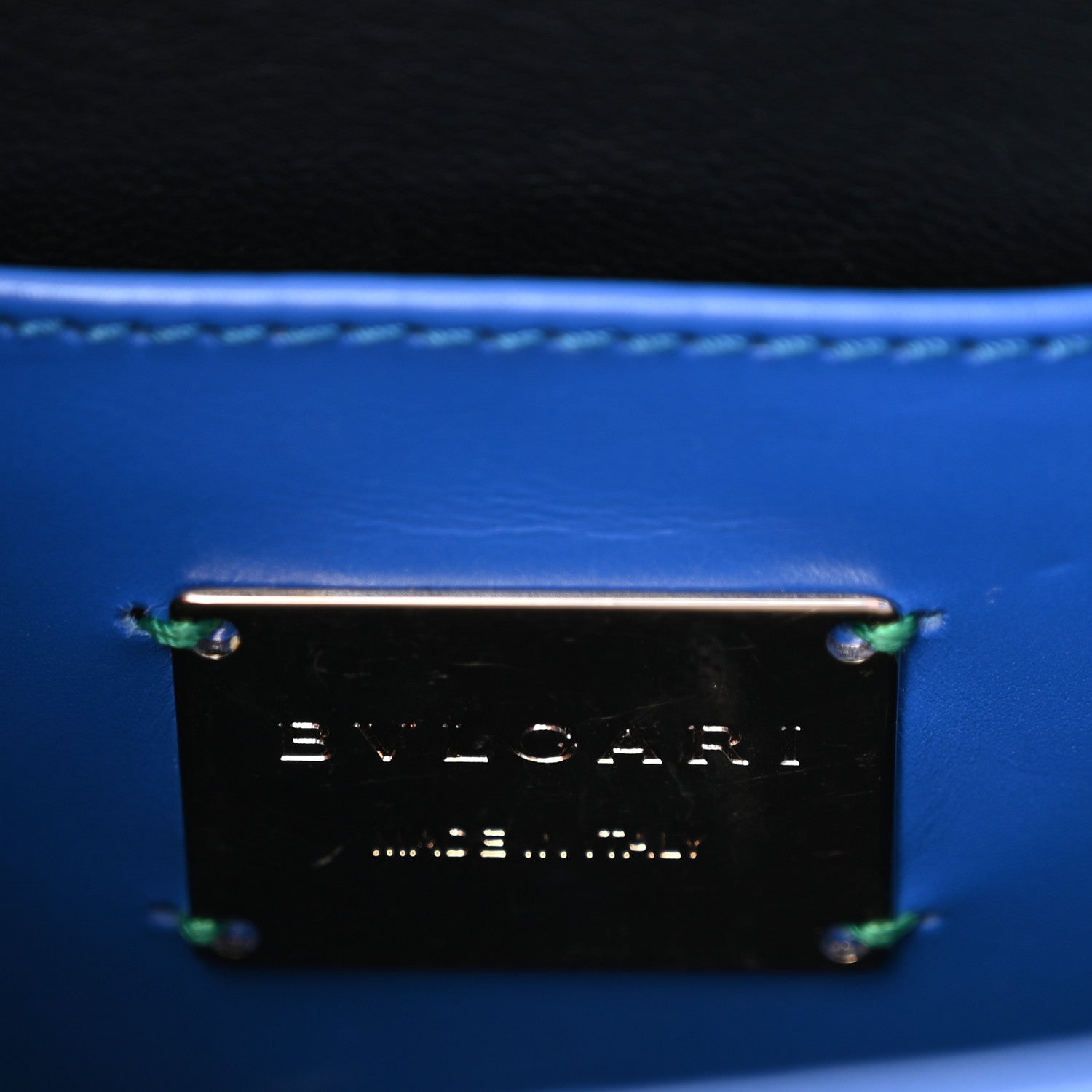Galuchat Calfskin Serpenti Forever Crossbody Bag Blue