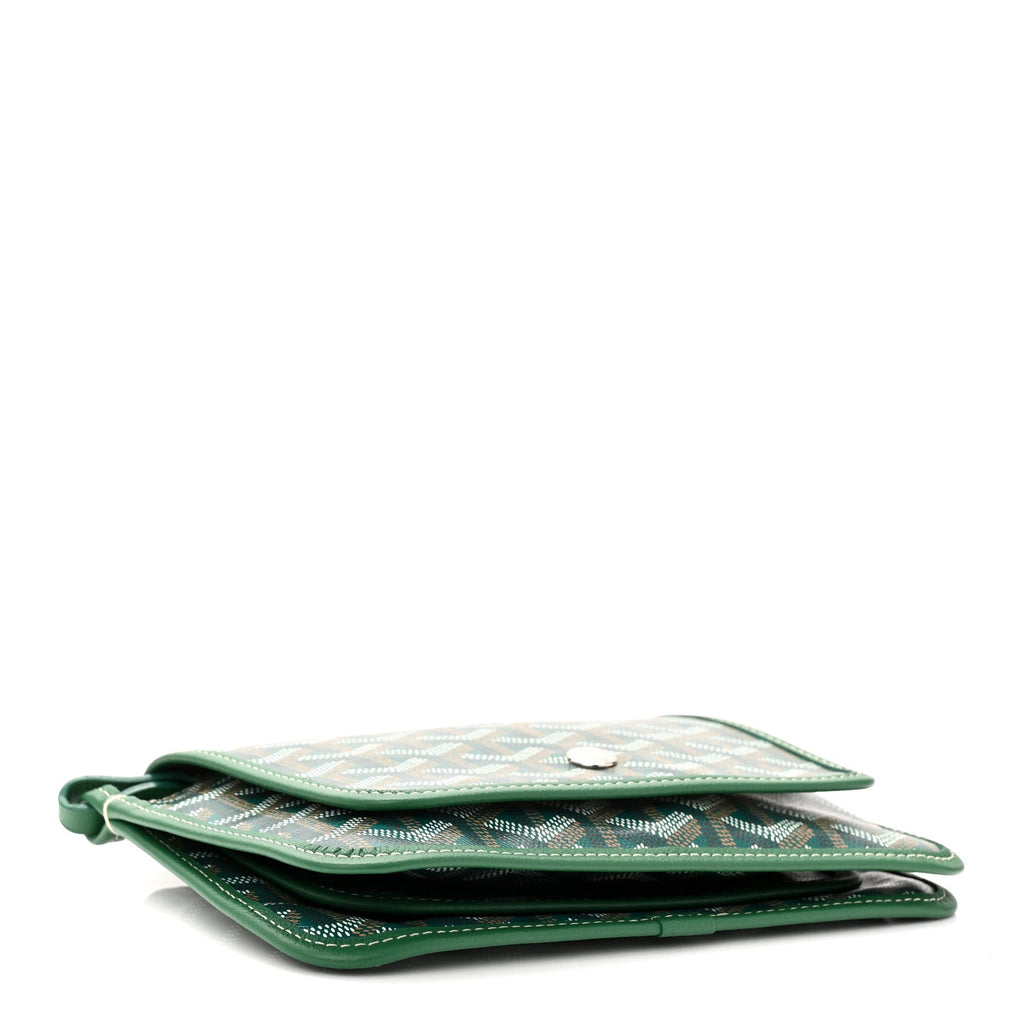 Goyardine Plumet Wallet Clutch Green
