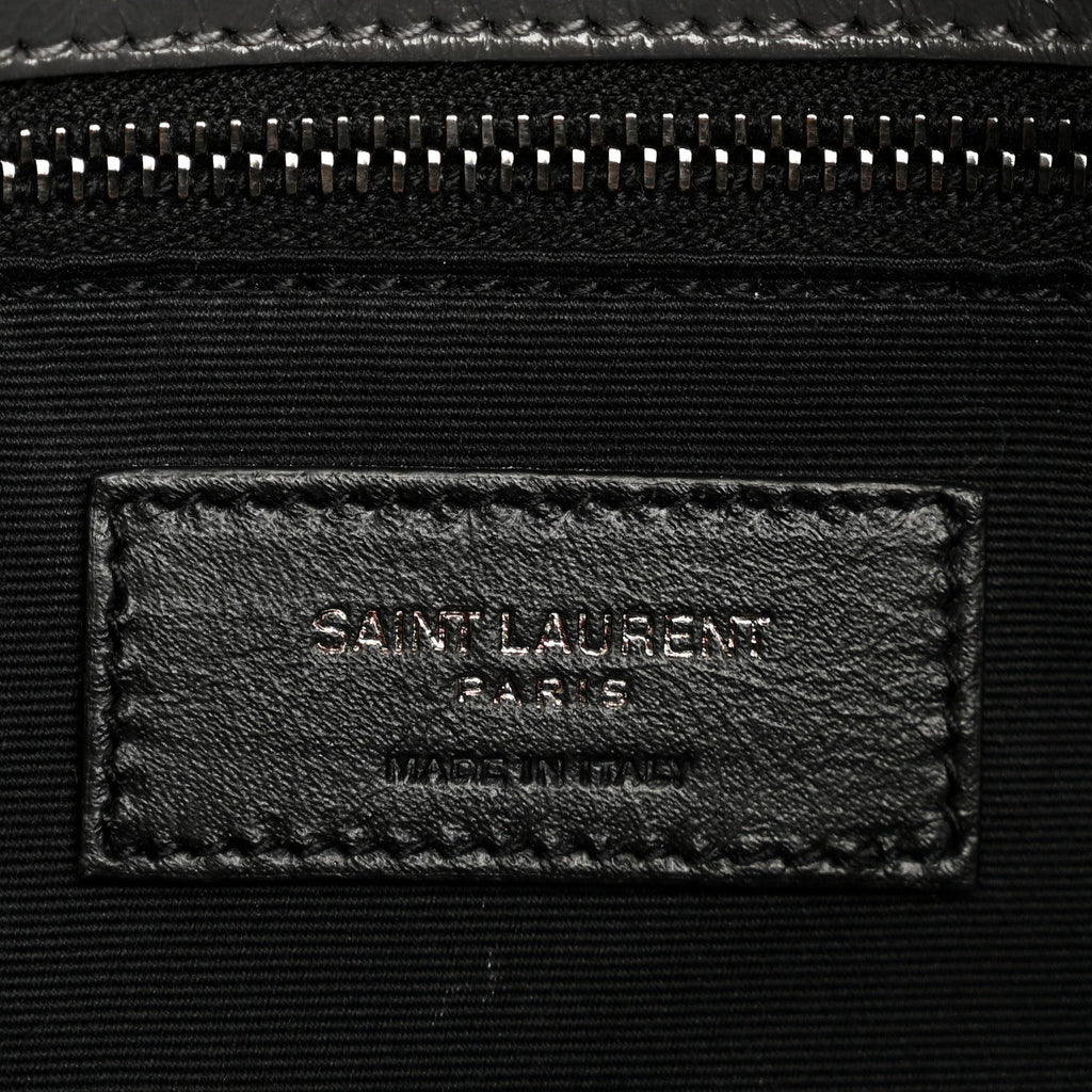 Crinkled Calfskin Matelasse Monogram Medium Niki Chain Satchel Storm