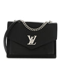 Soft Calfskin My Lockme Chain Bag BB Black