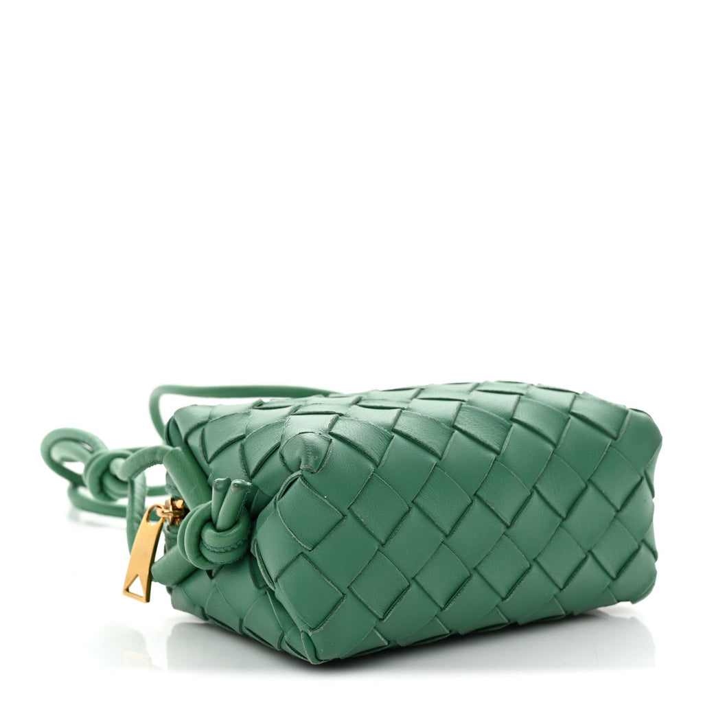 Nappa Intrecciato Candy Loop Camera Bag Mermaid