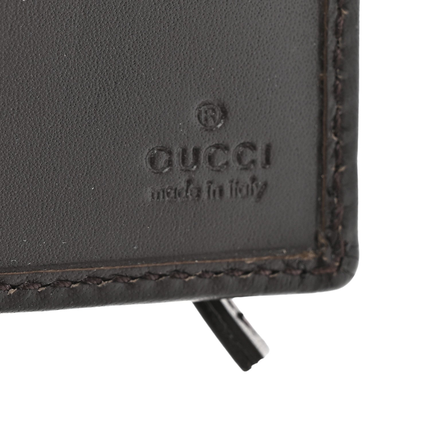 Monogram Calfskin Ladies Web Continental Wallet Beige Ebony Cocoa